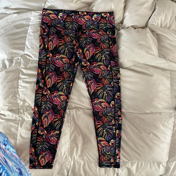 Constantly Varied Gear Pants - CVG Constantly Varied Gear Tropical Leaves Leggings XXL NEW Squats Approved